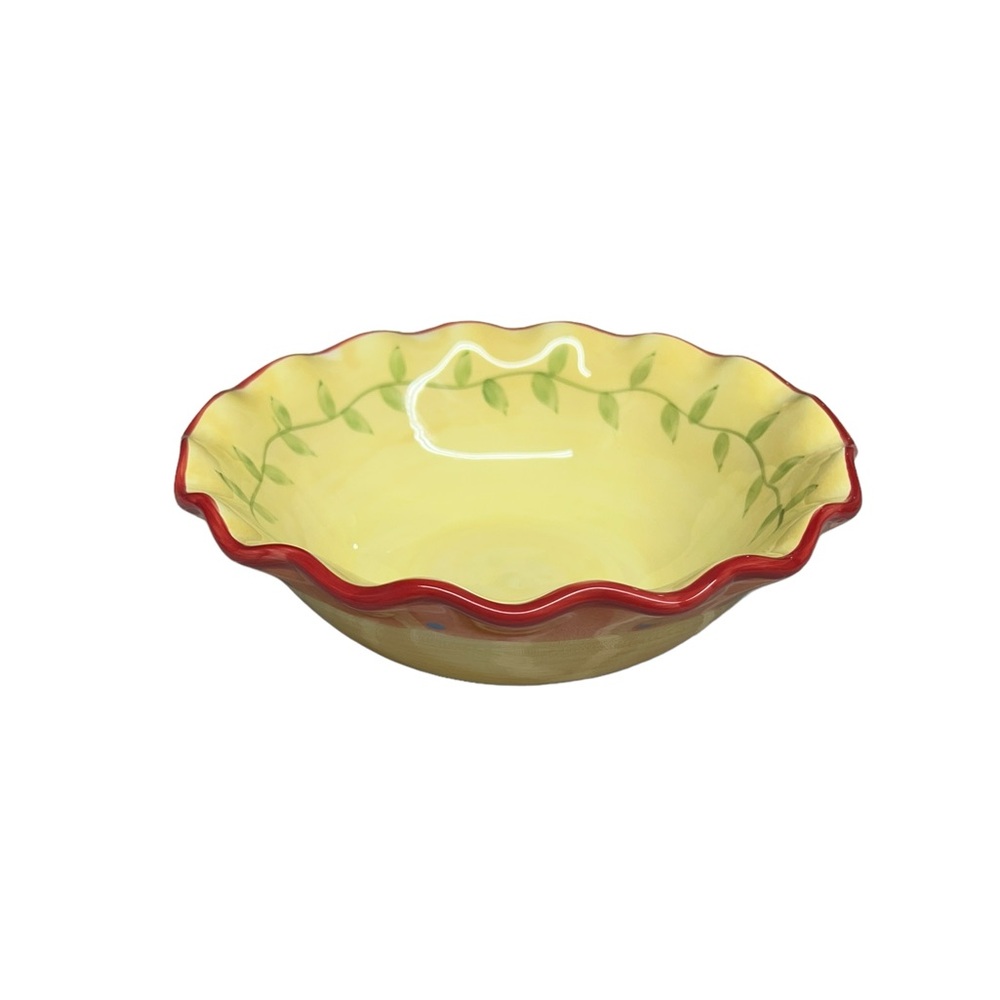 Pfaltzgraff NAPOLI Hand Painted Stoneware 1-8.5” Salad Pasta Serving Bowls Round